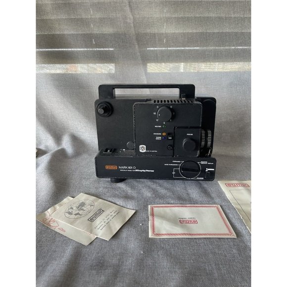Eumig Mark 610 D Dual 8 Silent Movie Projector, motor runs, needs bulb? - Picture 4 of 9